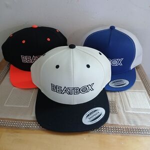 Beatbox Snapback Hats Classic  Caps Set Of 3